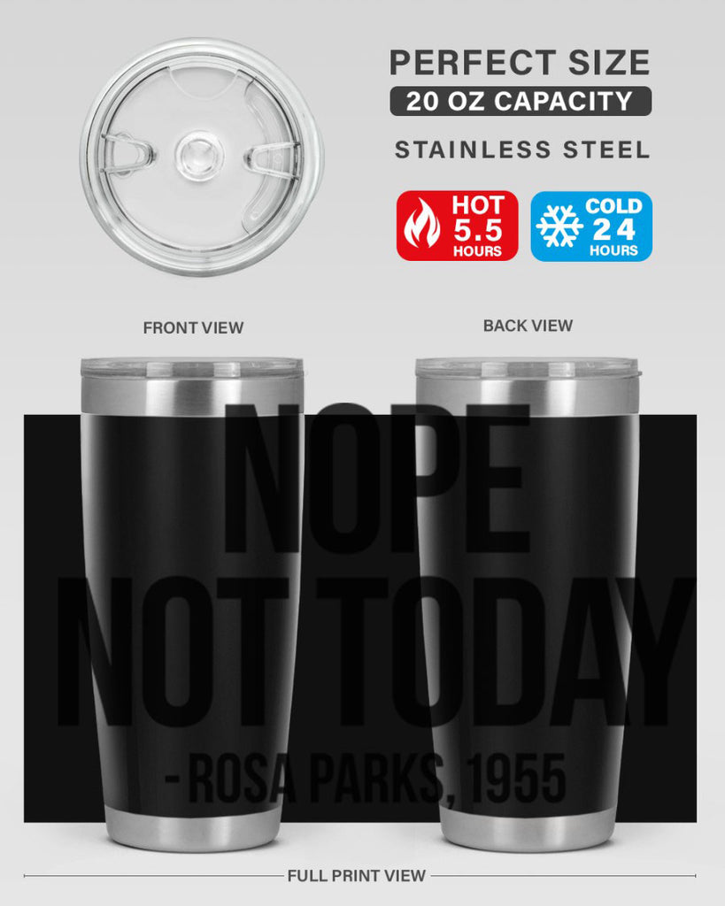 nope not today rosa parks 60#- black words phrases- Cotton Tank