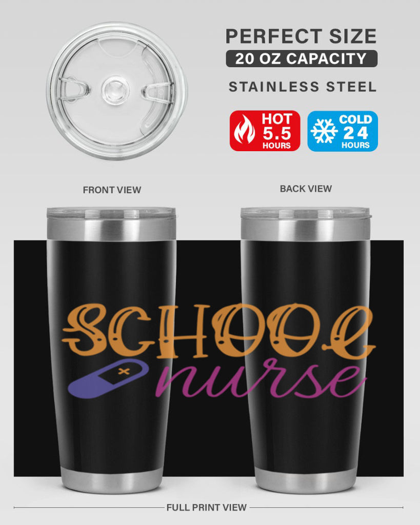 school nurse Style 353#- nurse- tumbler