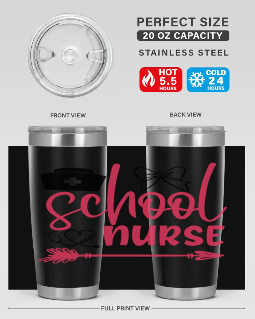 school nurse Style 354#- nurse- tumbler