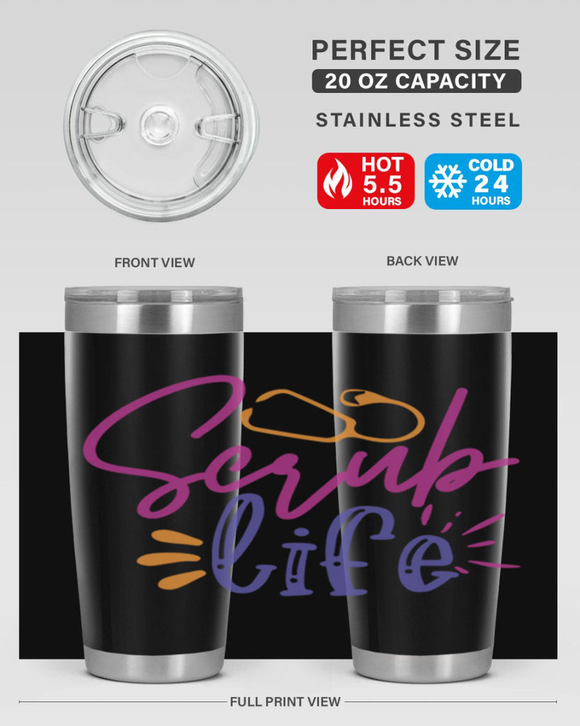 scrub life Style 351#- nurse- tumbler