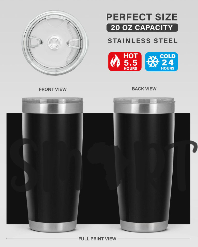 smart africa 32#- black words phrases- Cotton Tank