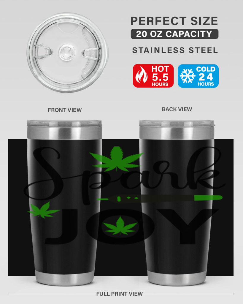 spark joy 250#- marijuana- Tumbler