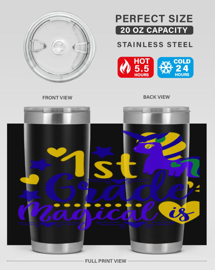 st grade magical 63#- mardi gras- Tumbler