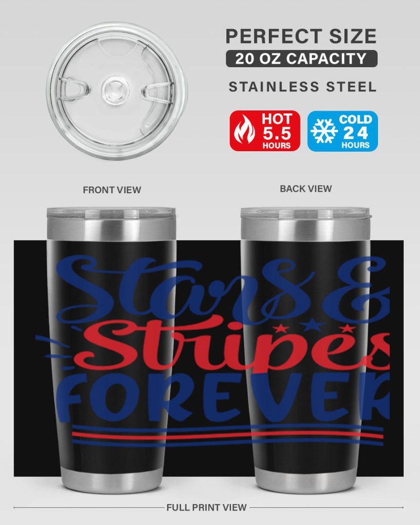 stars stripes forever Style 74#- Fourt Of July- Tumbler