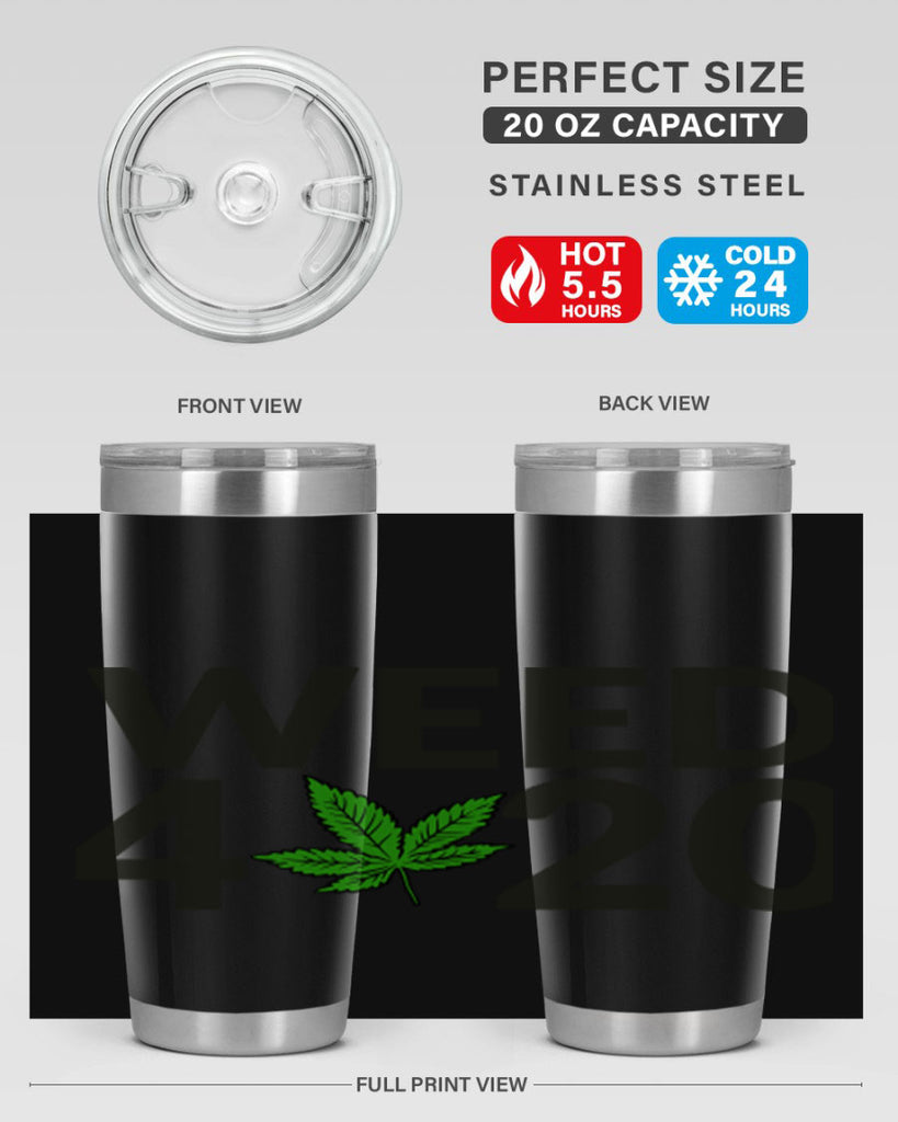 weed 420 282#- marijuana- Tumbler