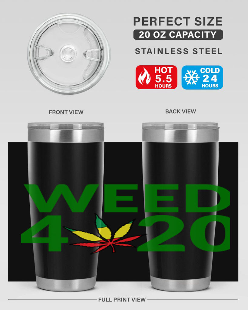 weed 420 cannabis 281#- marijuana- Tumbler