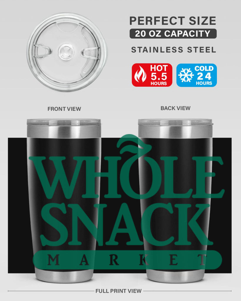 whole snack 9#- black words phrases- Cotton Tank