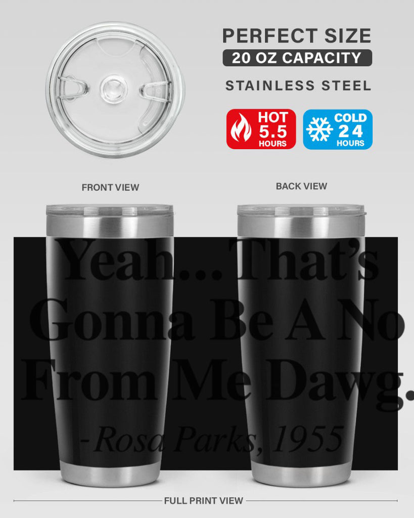 yeah thats gonna be a no from me dawg rosa parks 3#- black words phrases- Cotton Tank