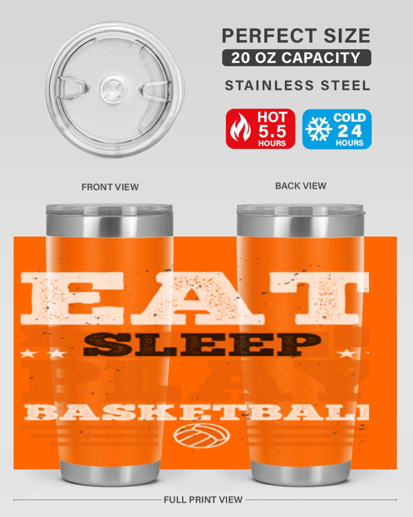 A Eat sleep play volleyball 2334#- basketball- Tumbler