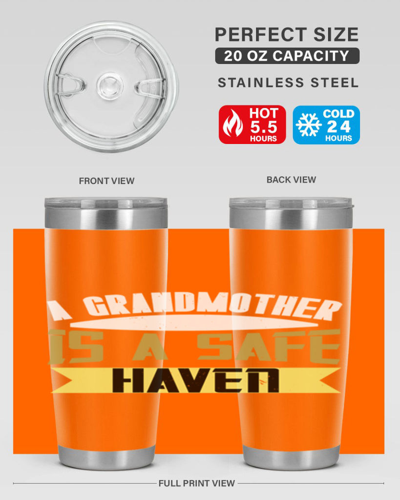 A Grandmother is a safe 41#- grandma - nana- Tumbler