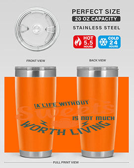 A life without sweets is not much worth living Style 50#- diabetes- Tumbler