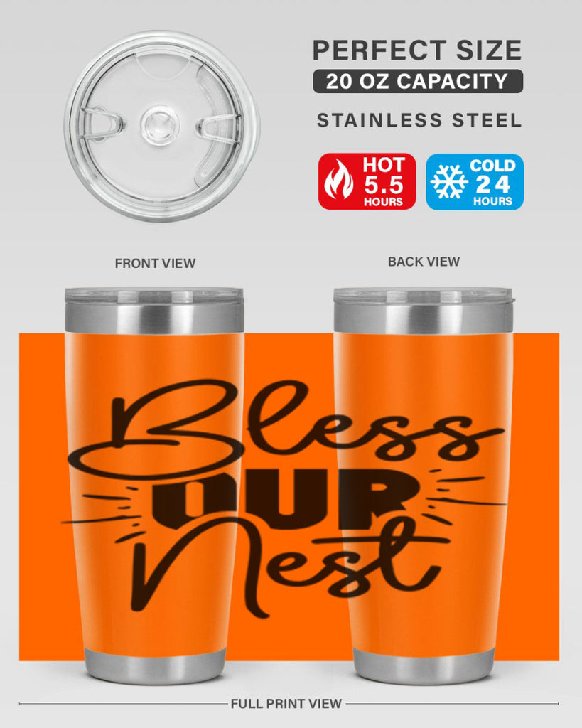 Bless Our Nest 52#- spring- Tumbler