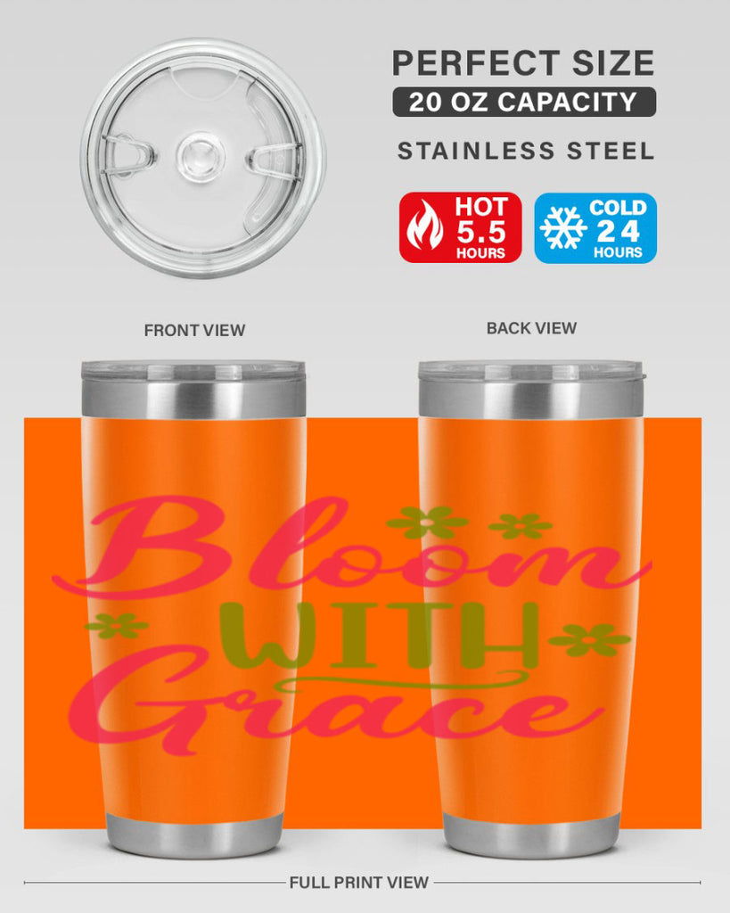 Bloom With Grace 80#- spring- Tumbler