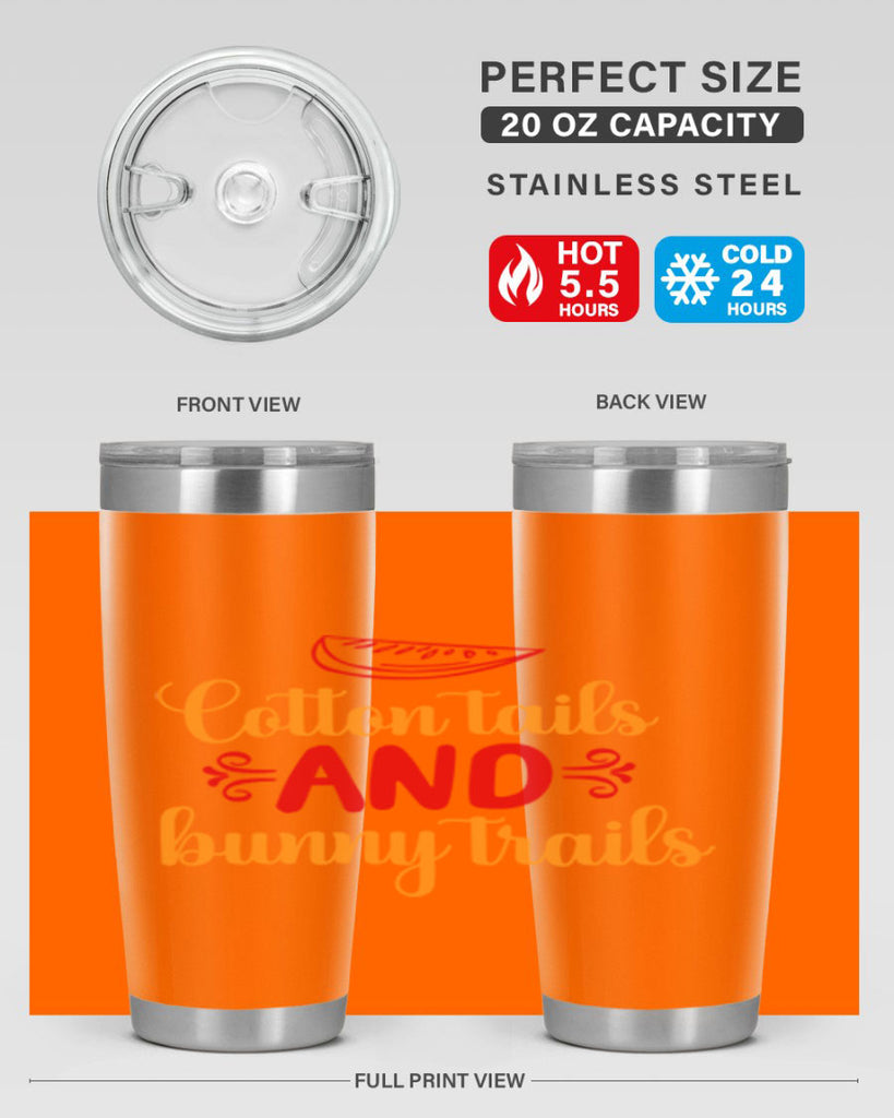 Cotton tails and bunny trails 111#- spring- Tumbler