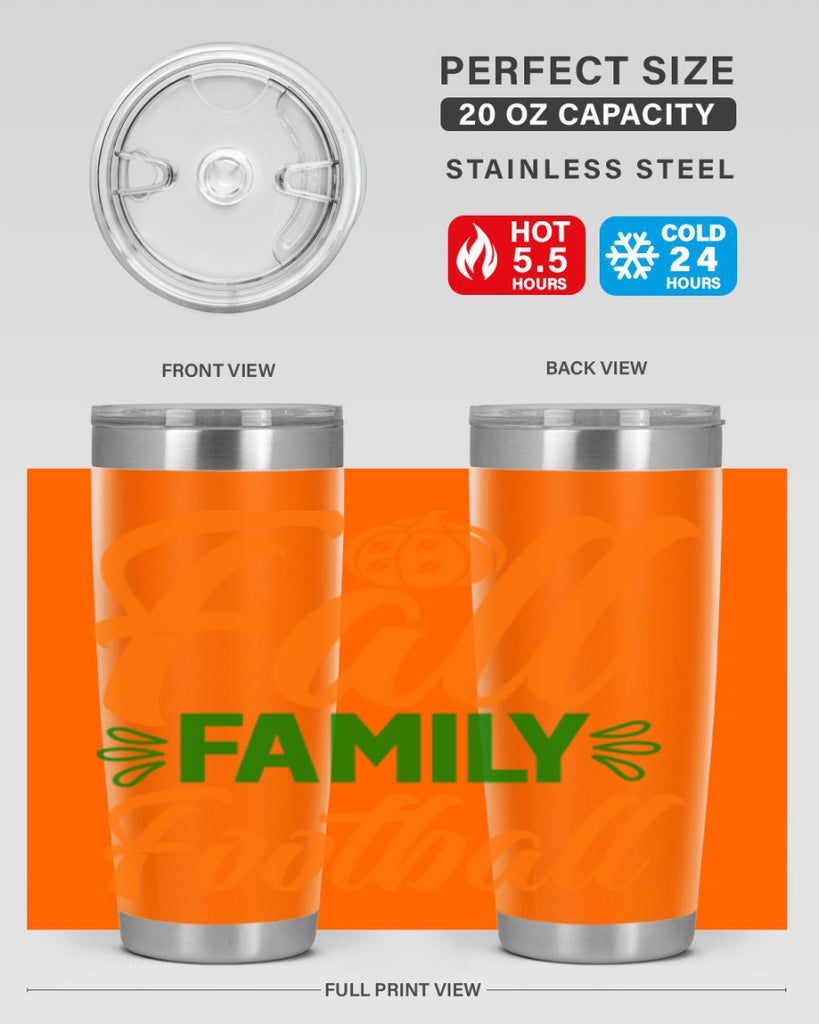 Fall Family Football 98#- fall- Tumbler