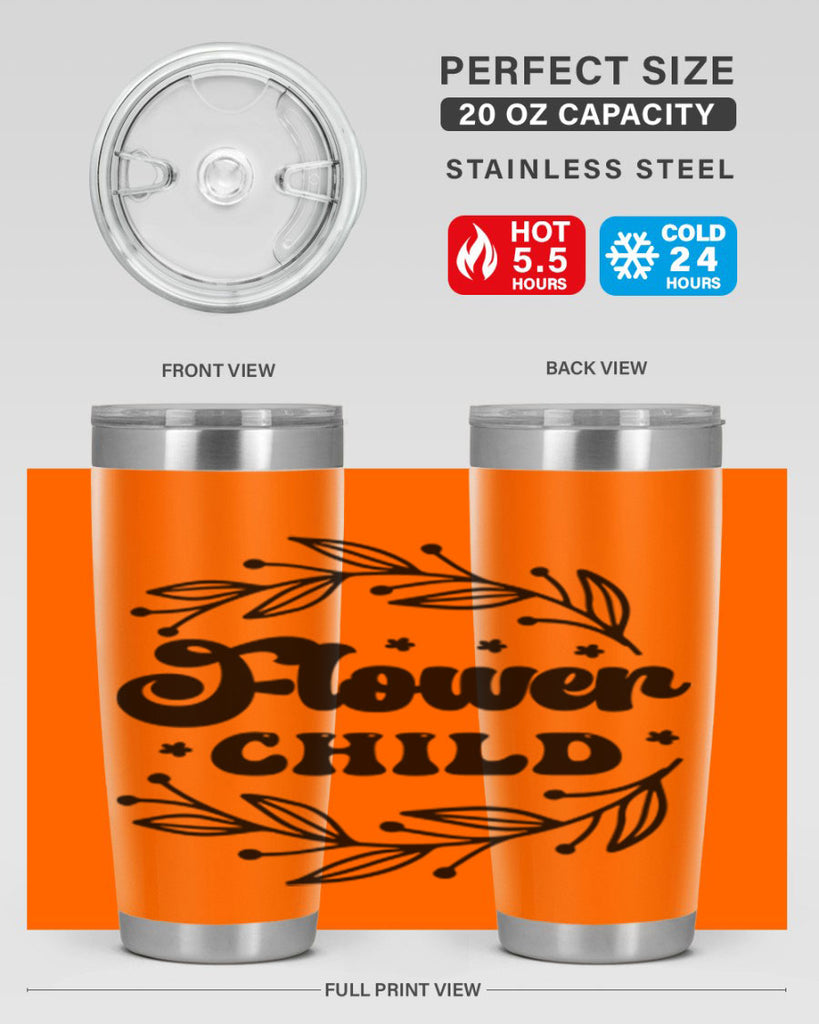 Flower child  141#- spring- Tumbler