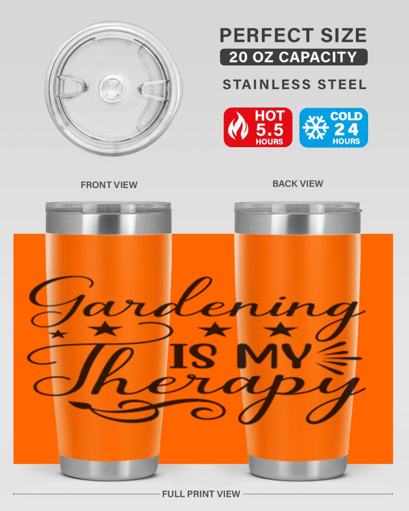 Gardening is My Therapy 145#- spring- Tumbler