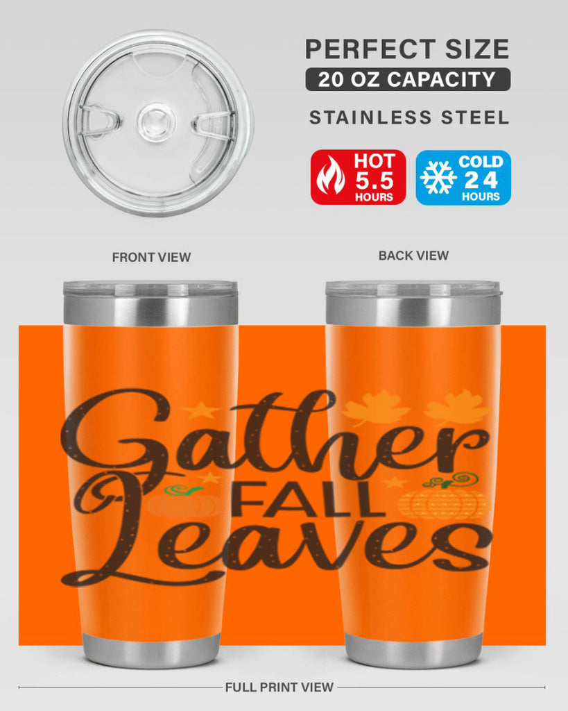 Gatherfallleaves 189#- fall- Tumbler
