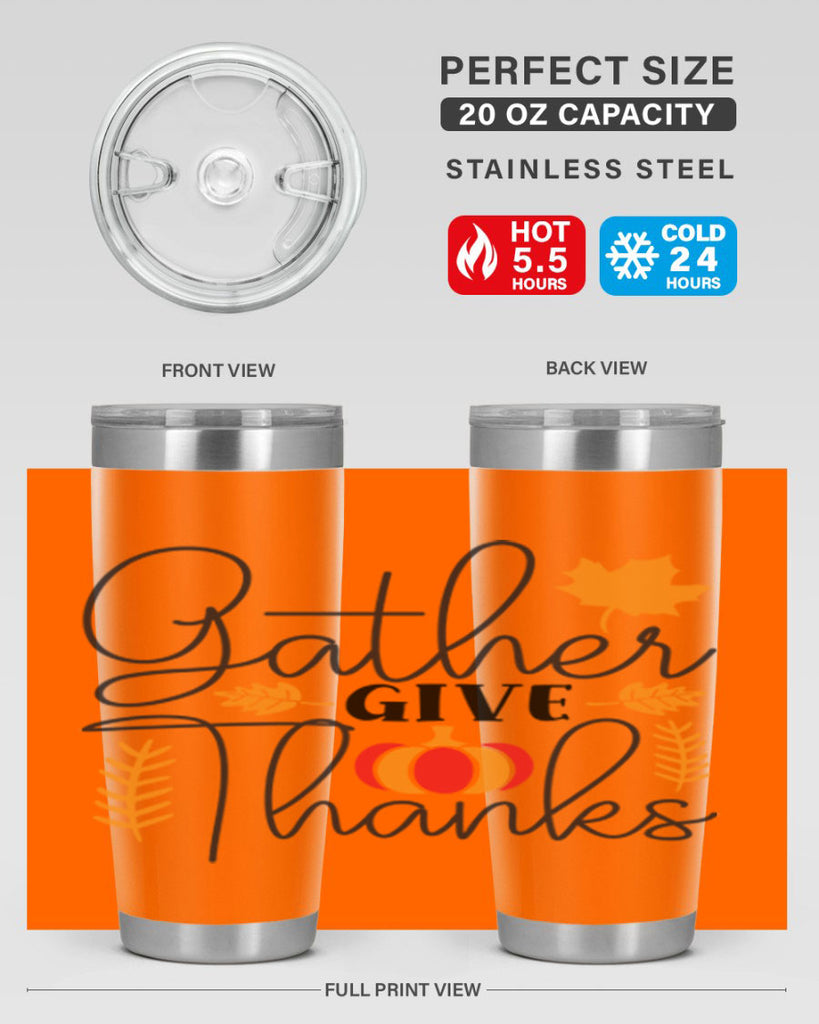Gathergivethanks 191#- fall- Tumbler