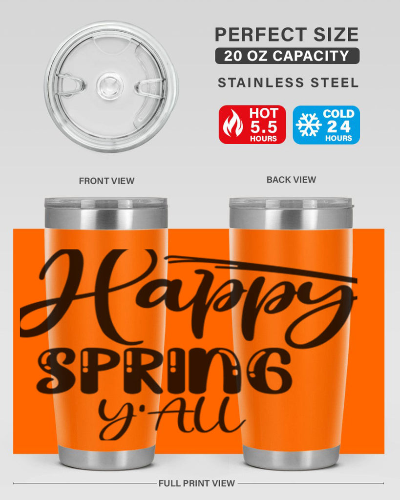 HAPPY SPRING YALL  179#- spring- Tumbler