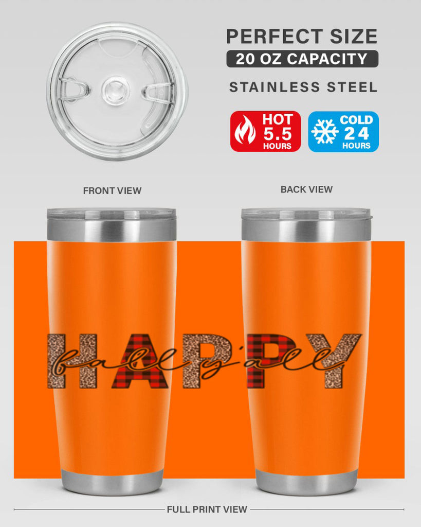 Happy Fall Y all 228#- fall- Tumbler