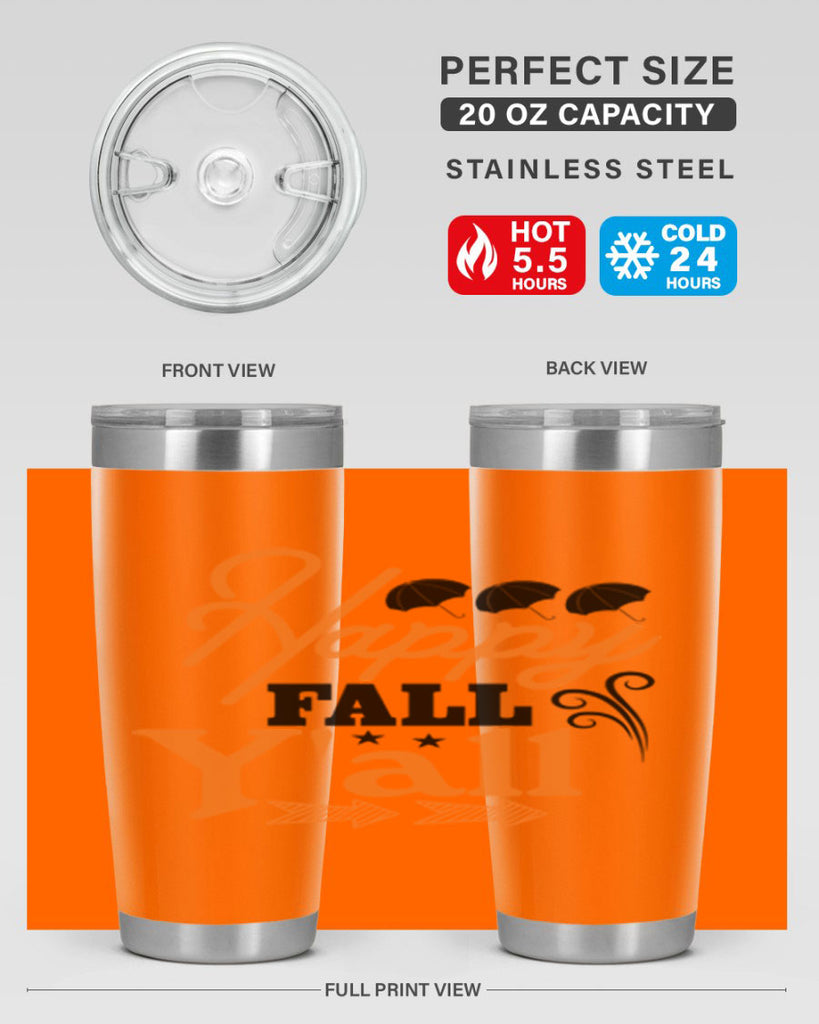 Happy Fall Yall 234#- fall- Tumbler
