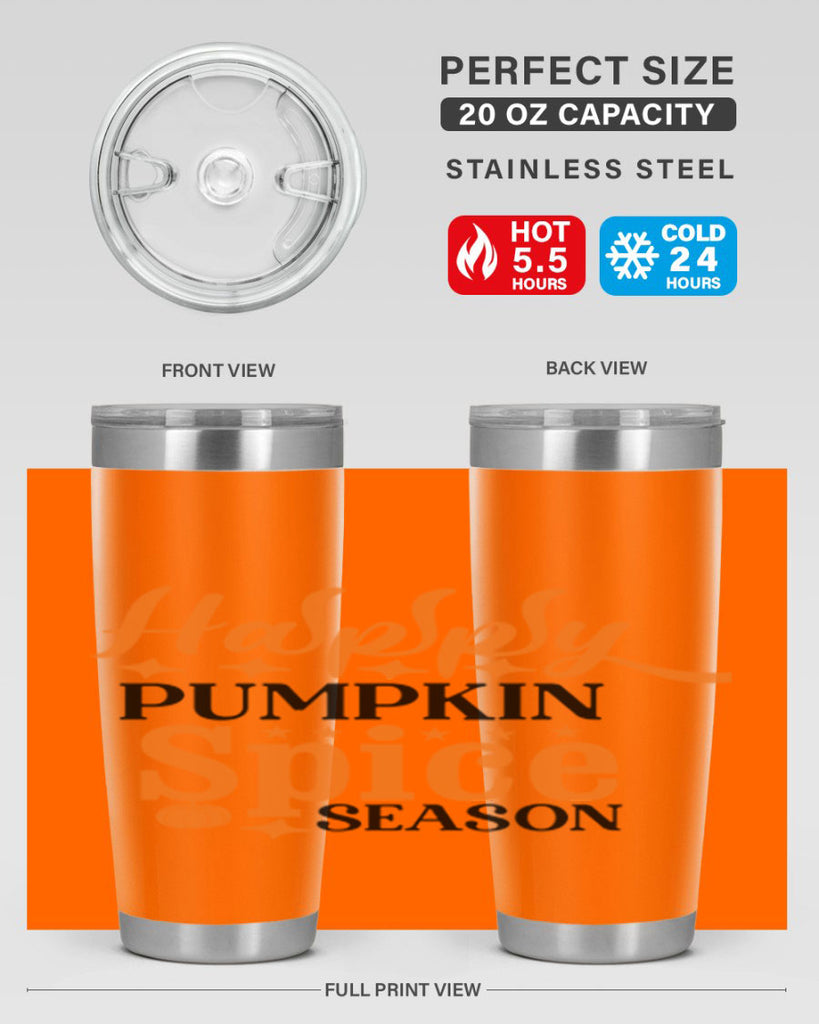 Happy Pumpkin Spice Season 245#- fall- Tumbler