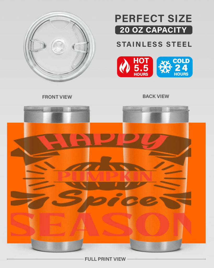 Happy Pumpkin Spice Season 246#- fall- Tumbler