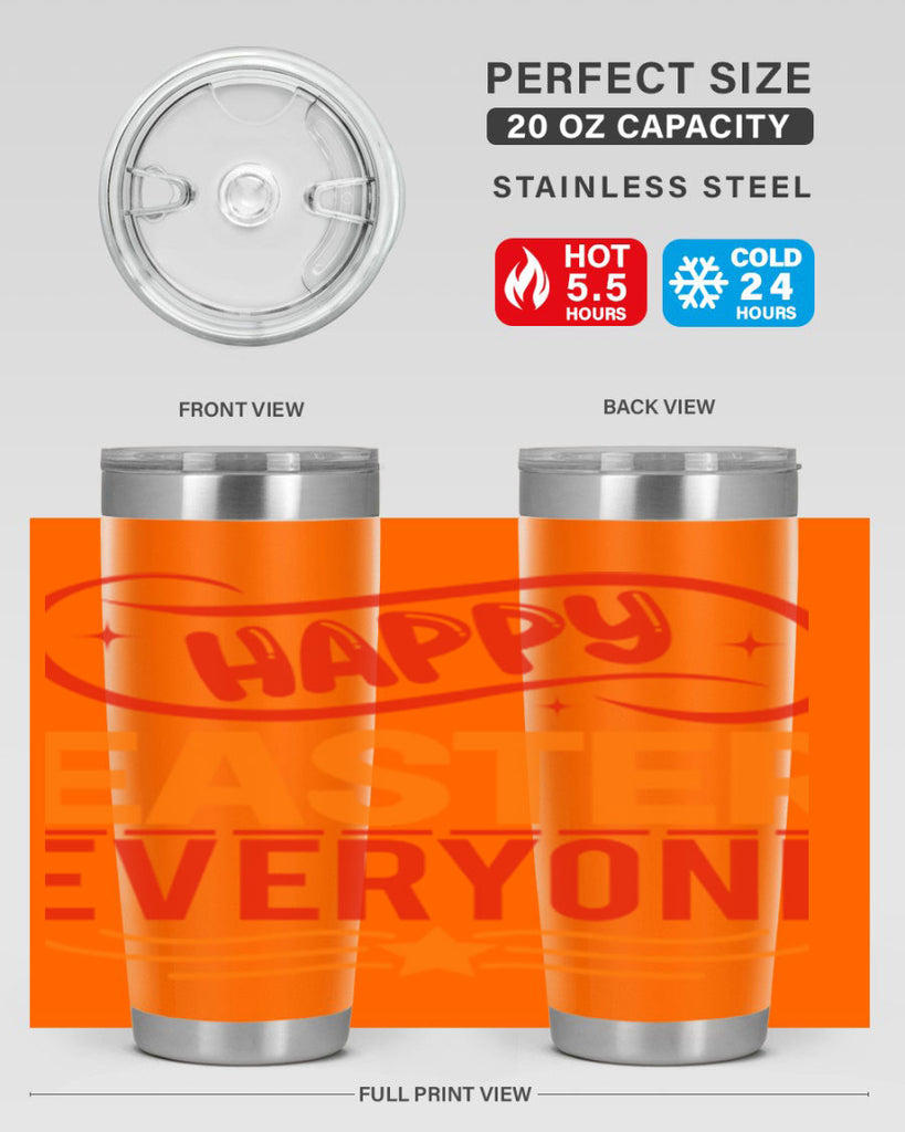 Happy easter everyone 155#- spring- Tumbler