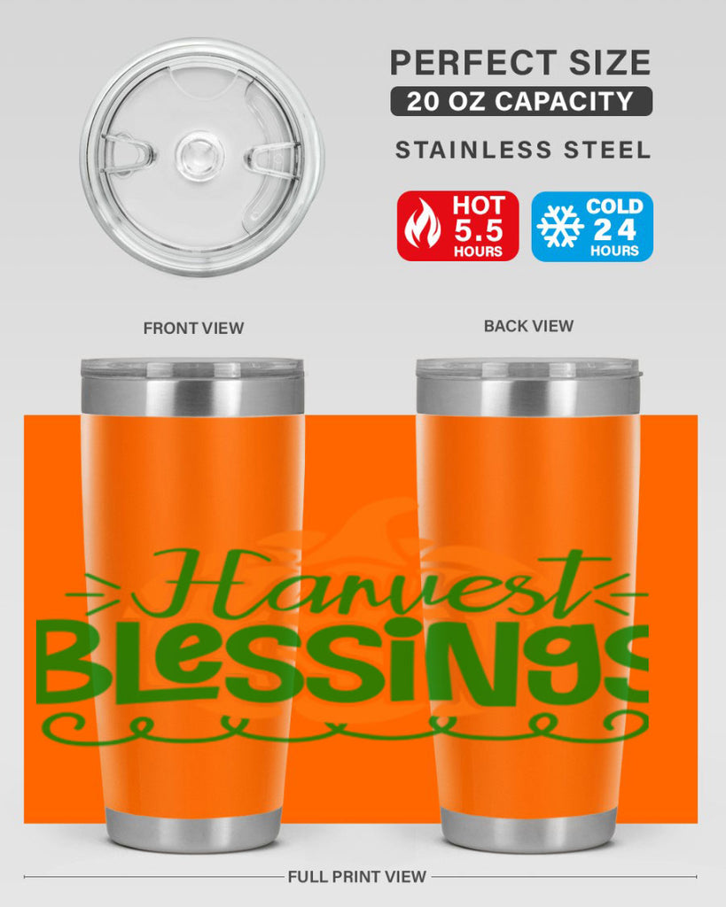 Harvest Blessings 265#- fall- Tumbler