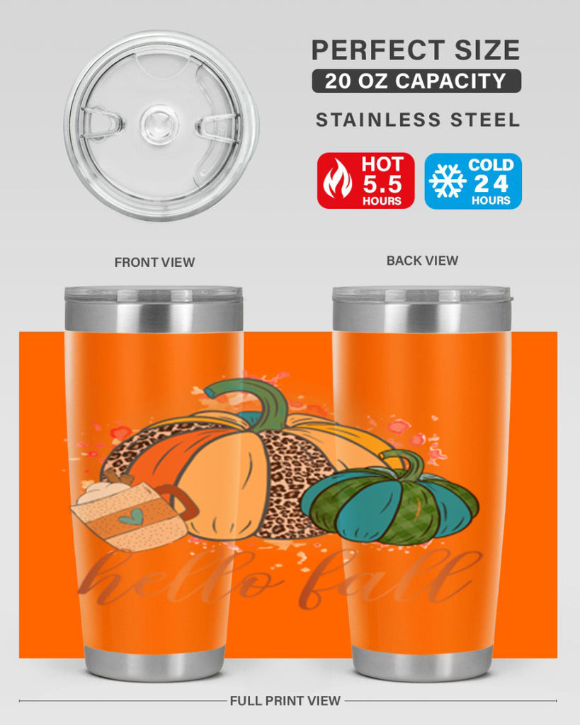 Hello Fall 282#- fall- Tumbler