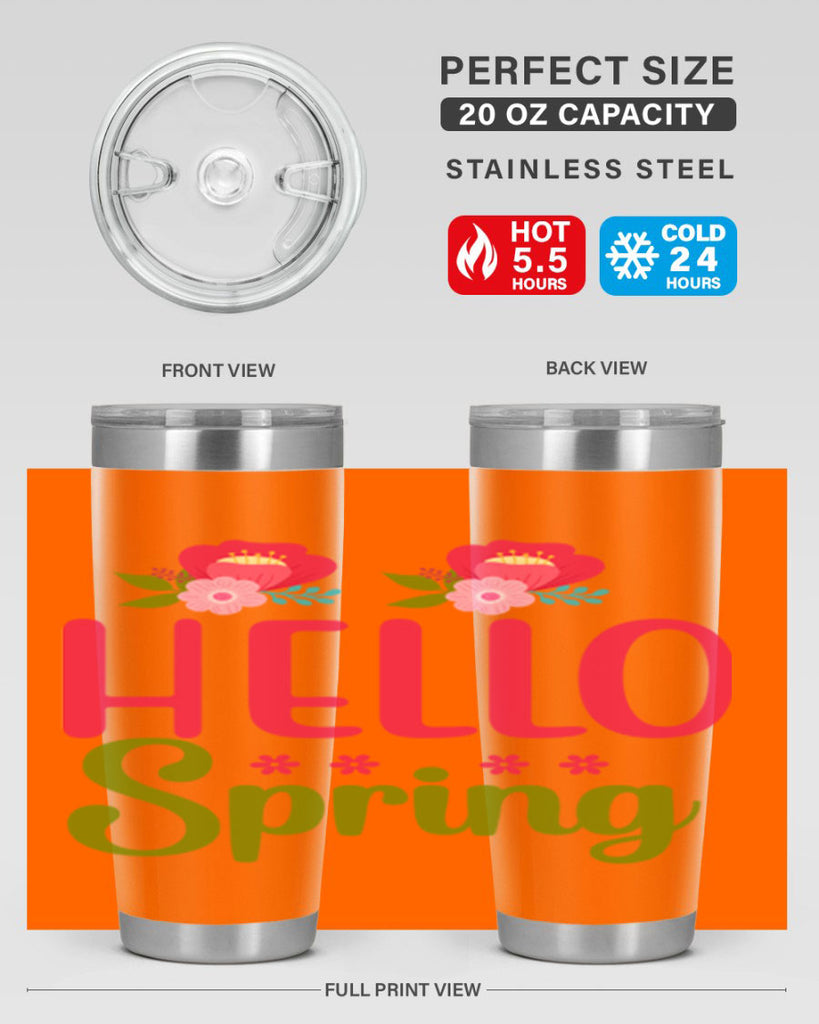 Hello Spring 186#- spring- Tumbler