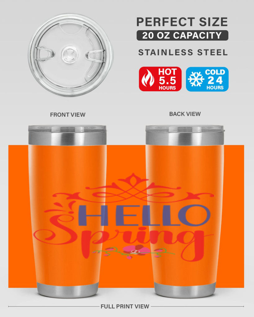 Hello Spring 211#- spring- Tumbler