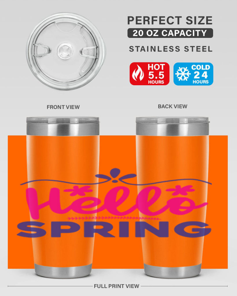Hello Spring 212#- spring- Tumbler