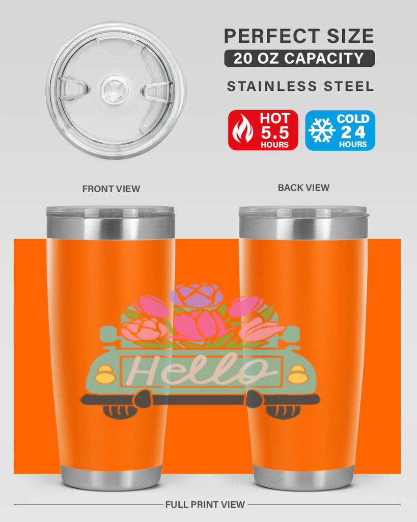 Hello Truck218#- spring- Tumbler