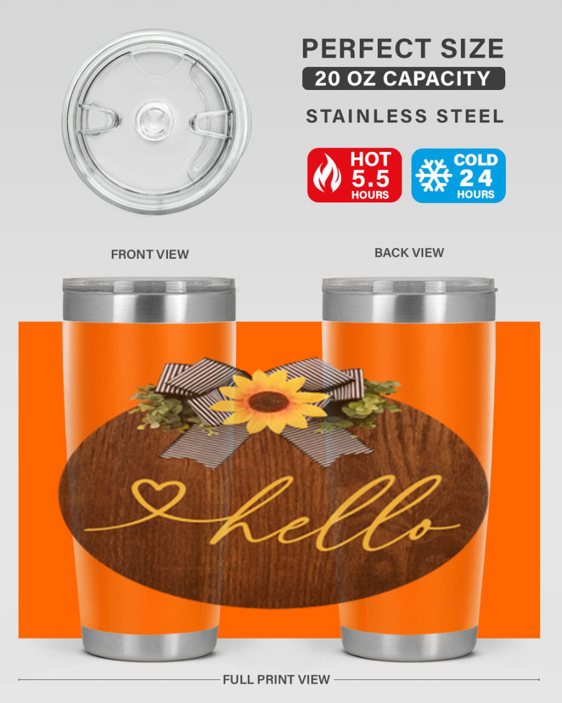Hello heart Mockup182#- spring- Tumbler