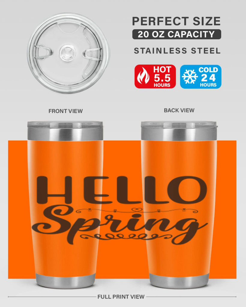 Hello spring 185#- spring- Tumbler