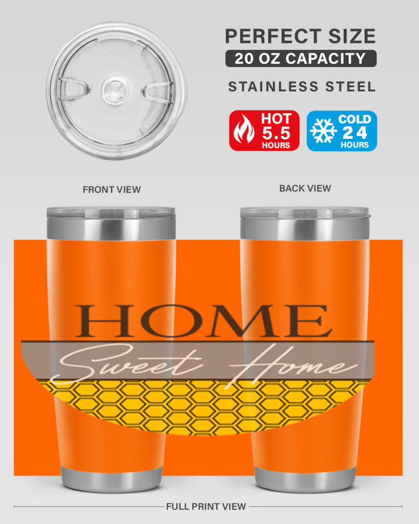 Home Sweet Home Hive lines246#- spring- Tumbler