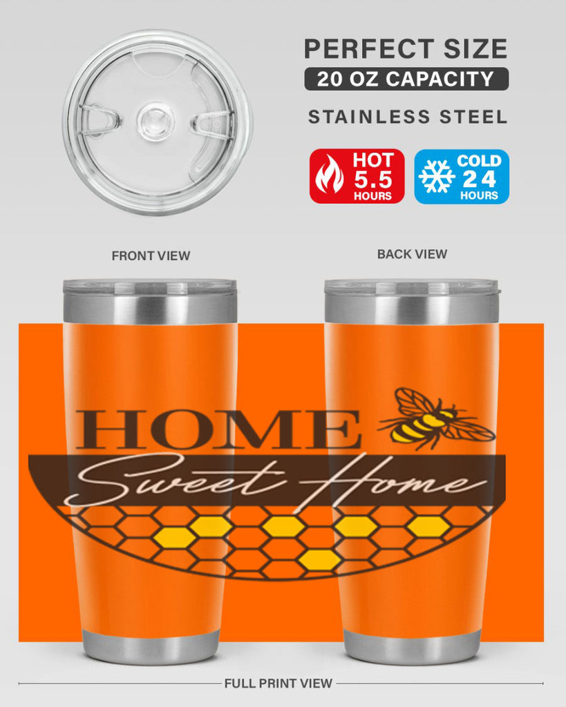 Home Sweet home bee and hive244#- spring- Tumbler