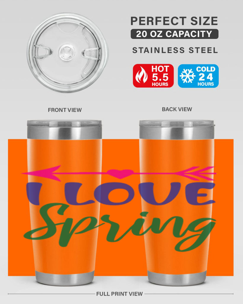 I Love Spring 272#- spring- Tumbler