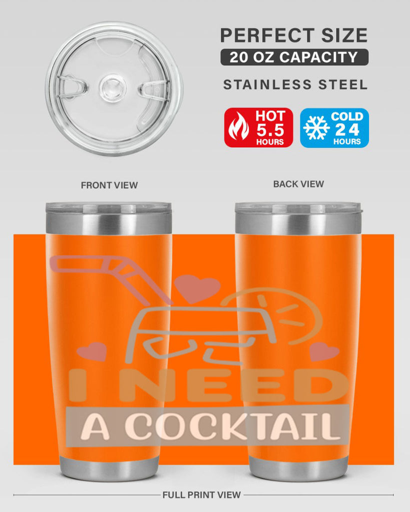 I Need A Cocktail 107#- fashion- Cotton Tank