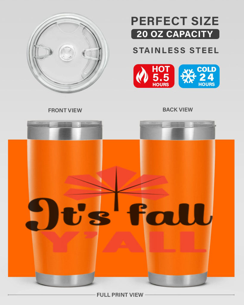 Its fall yall 373#- fall- Tumbler