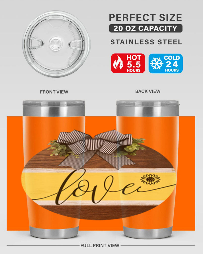 Love and daisy Mockup326#- spring- Tumbler