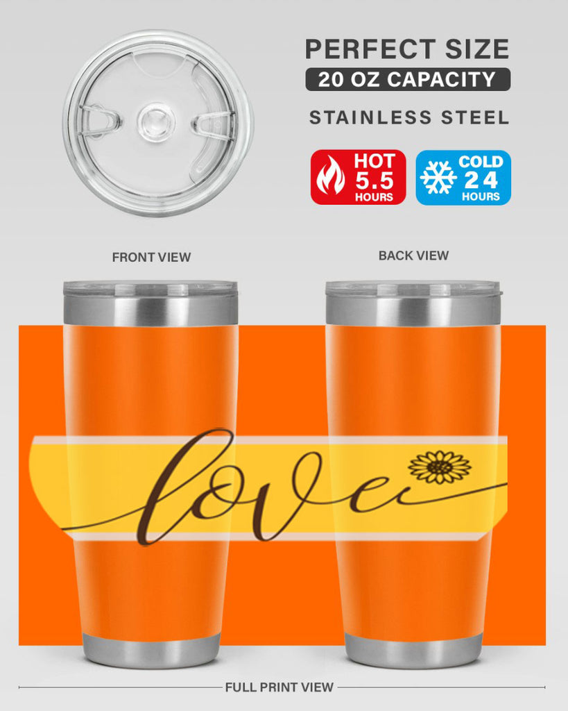 Love and daisy327#- spring- Tumbler
