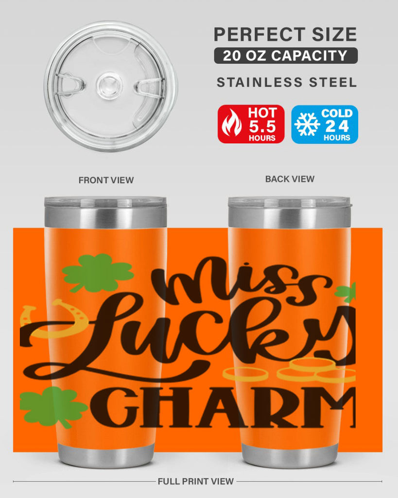 Miss Lucky Charm Style 47#- St Patricks Day- Tumbler