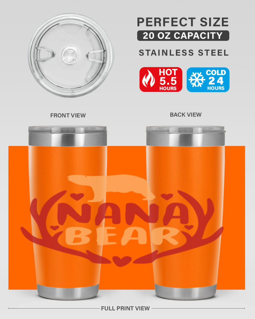 Nana bear 12#- grandma - nana- Tumbler