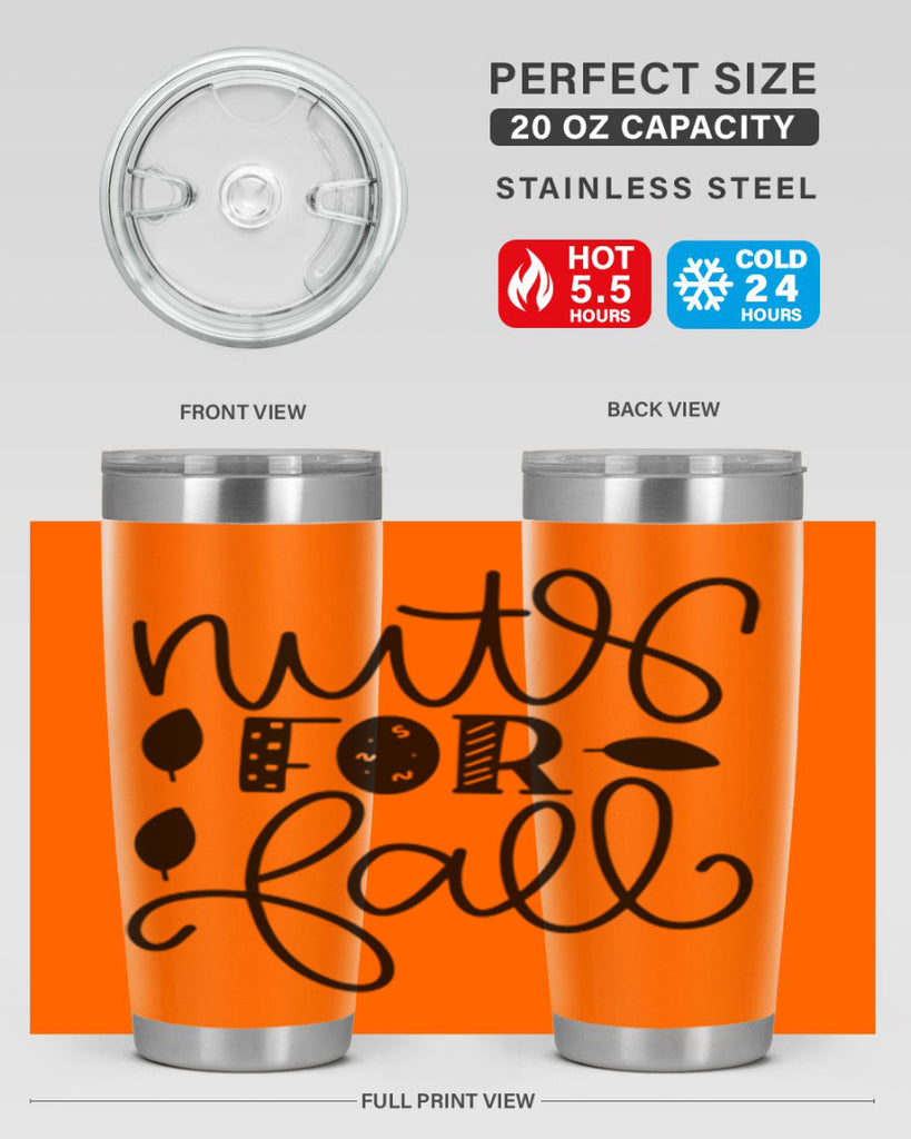 Nuts For Fall 446#- fall- Tumbler