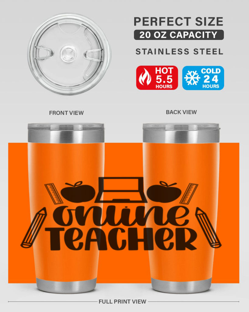 Online Teacher Style 61#- teacher- tumbler