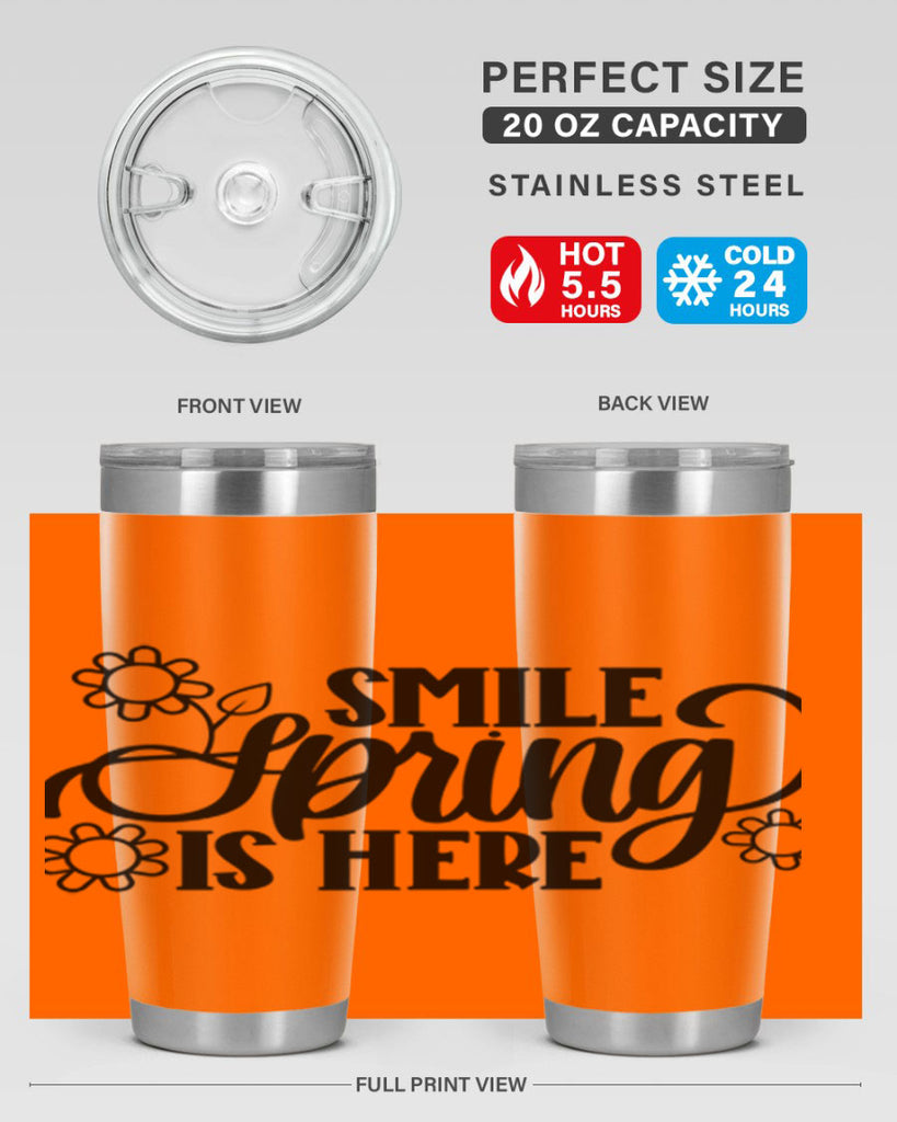 PNG_Smile Spring Is Here395#- spring- Tumbler