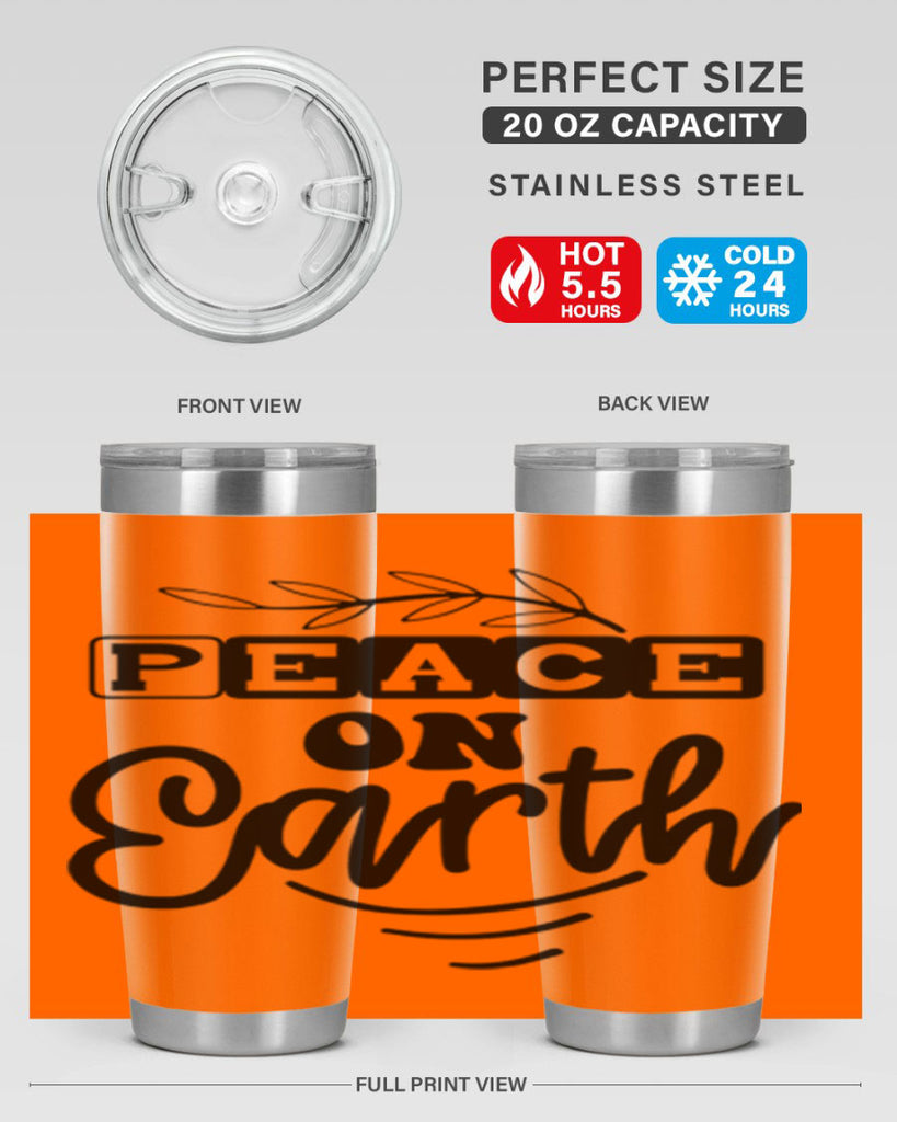 Peace on Earth 335#- winter- Tumbler